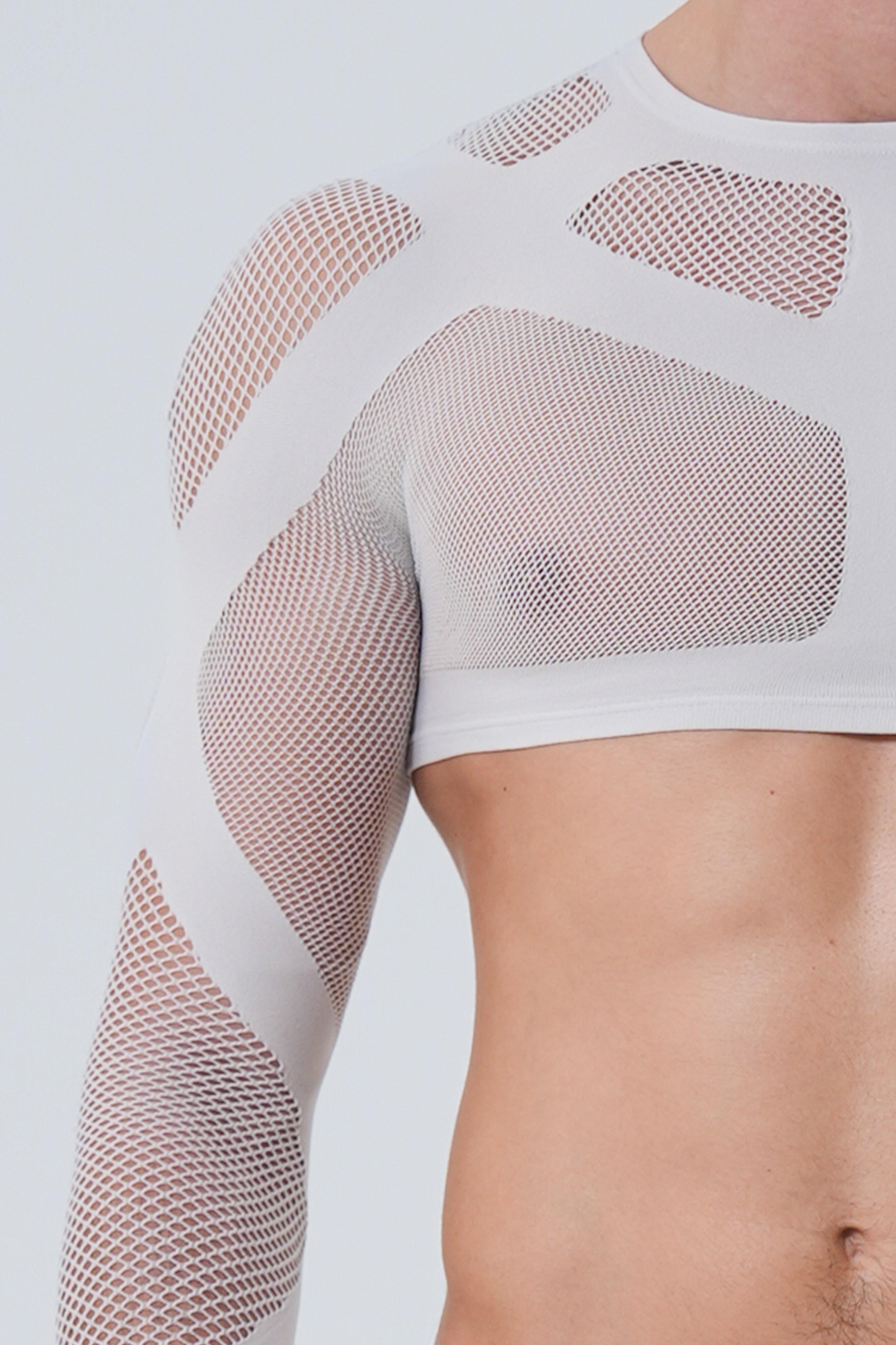 BASEMENT CROP TOP - GREY