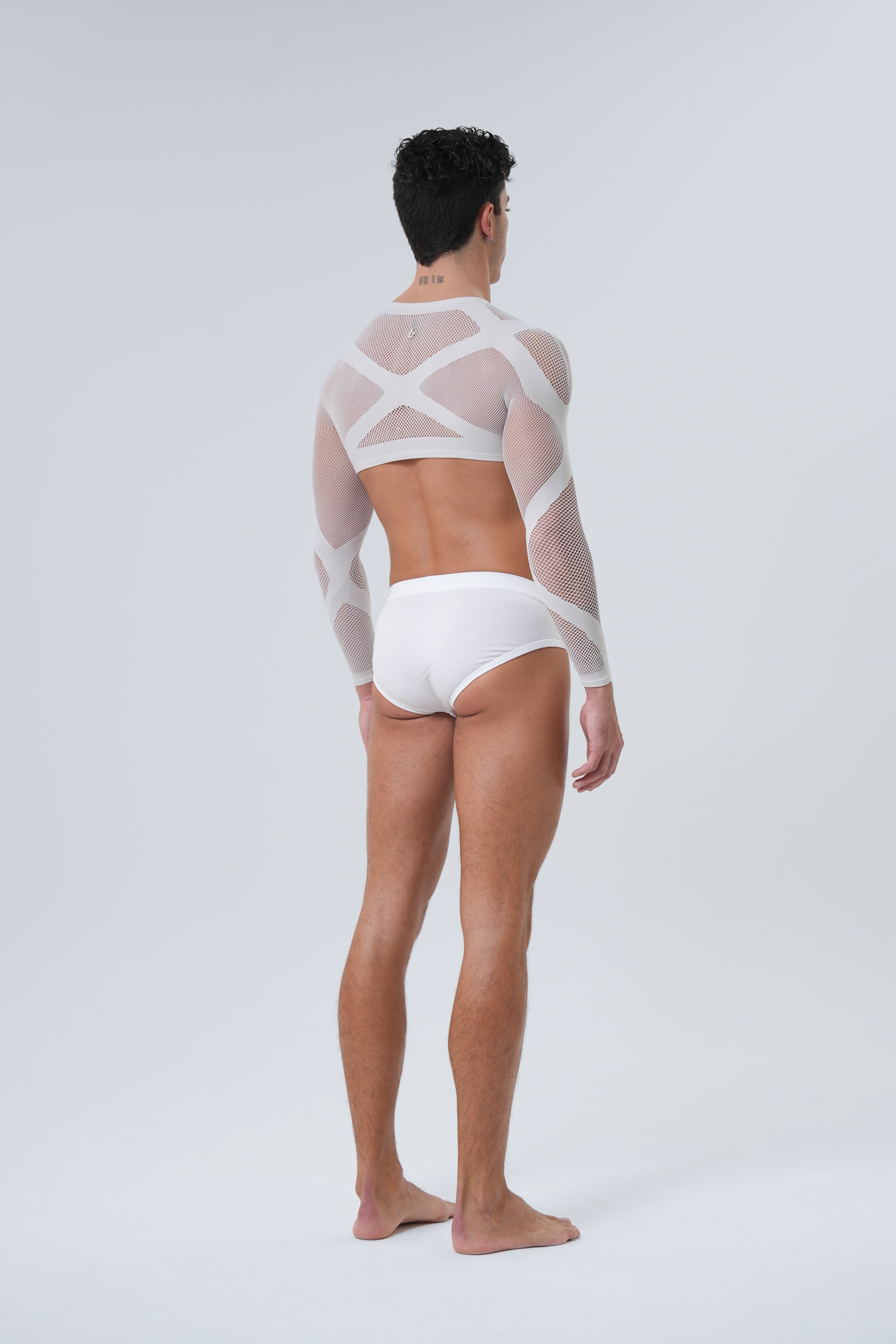 BASEMENT CROP TOP - GREY