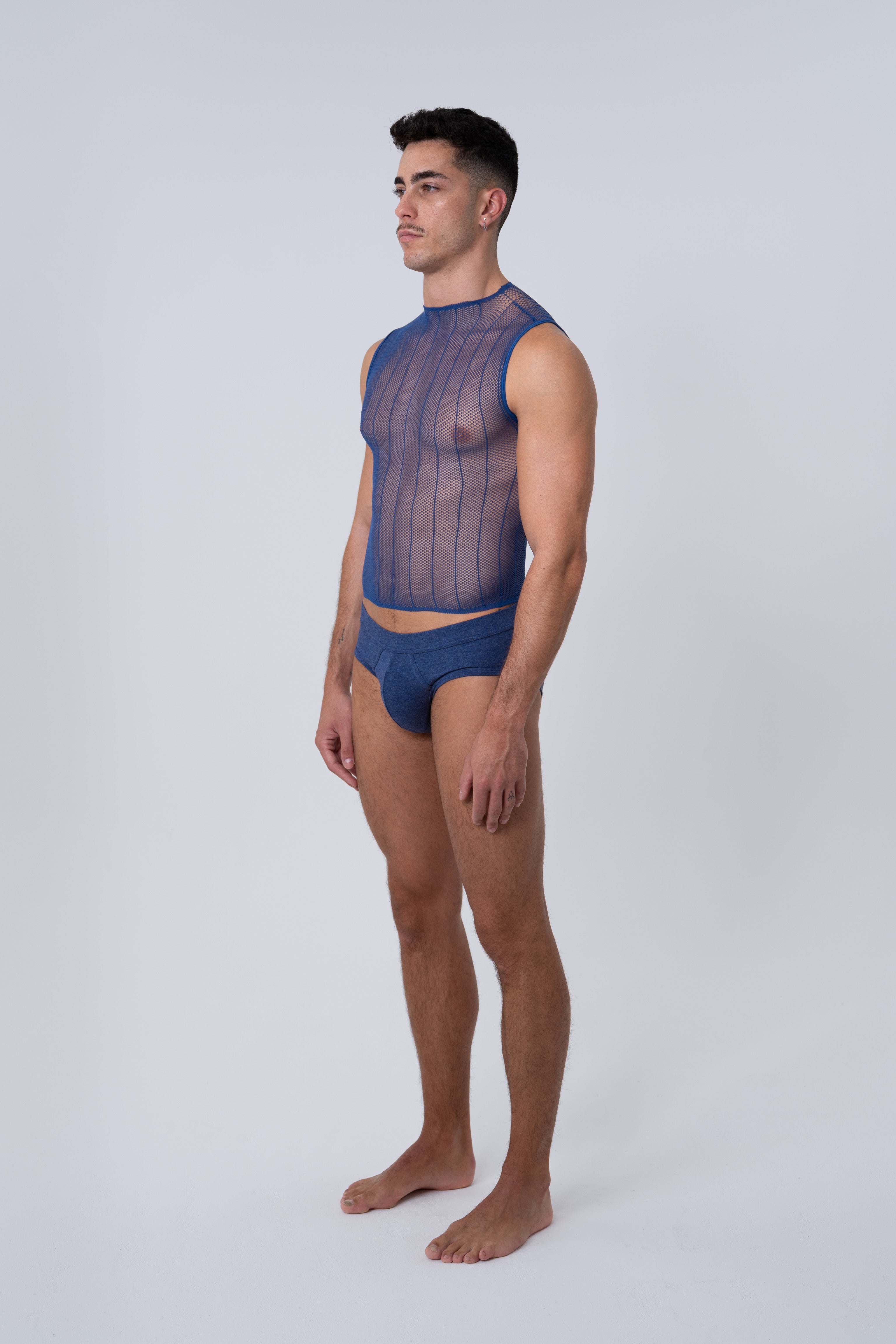 FLUX TANK TOP - DENIM BLUE