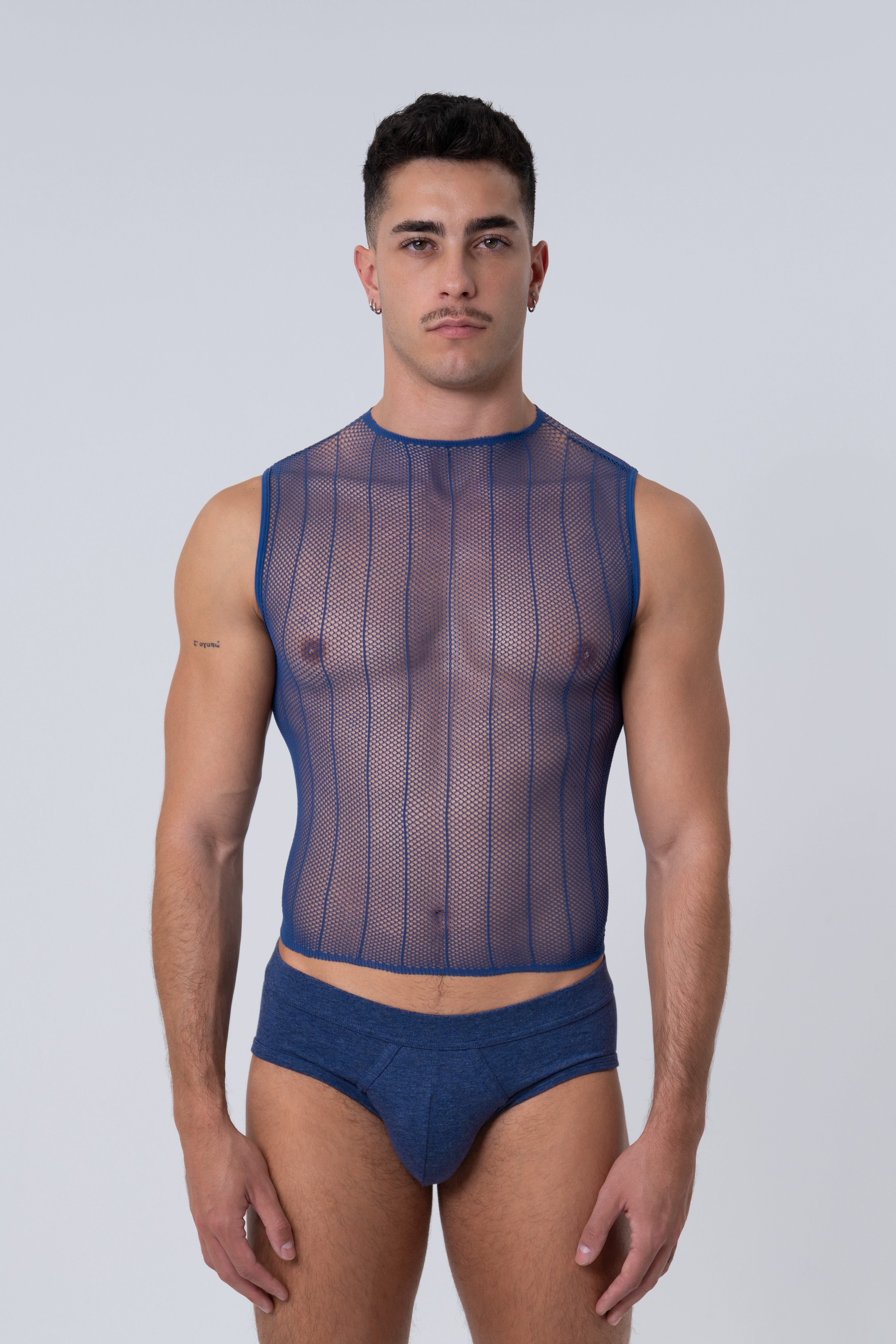 FLUX TANK TOP - DENIM BLUE