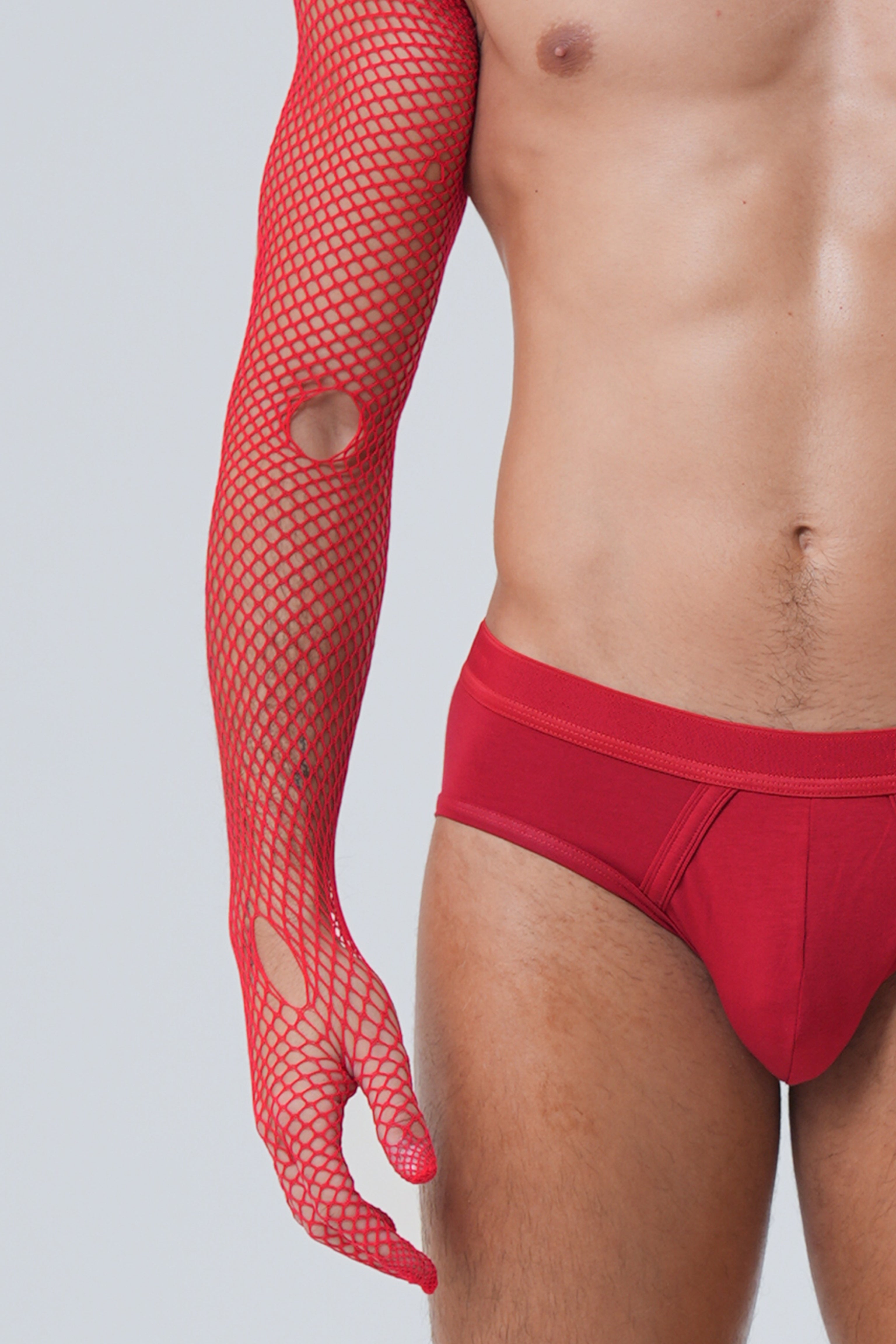 ADONIS ARM SLEEVES RED